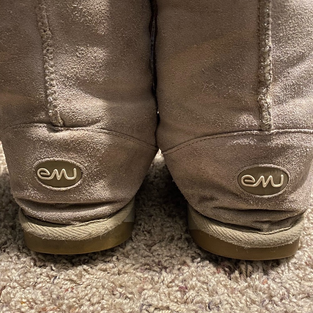 Emu Taupe Suede Boots